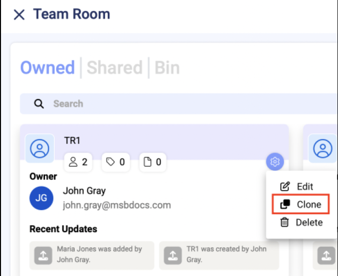 ‘Add Member’ button on the bottom right corner of the screen